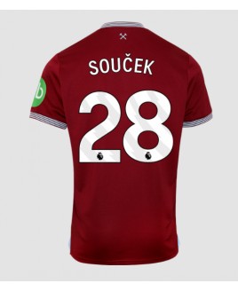 Günstige West Ham United Tomas Soucek #28 Heimtrikot 2025-26 Kurzarm